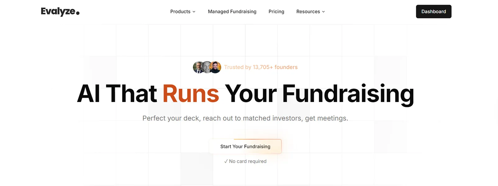 Evalyze, AI that runs your fundraising