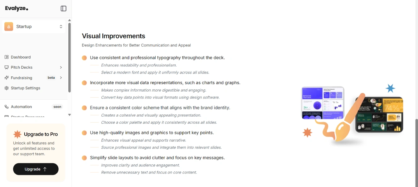 Improve Your Pitch Deck Design