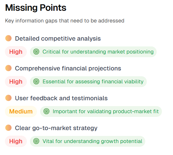 Missing Points