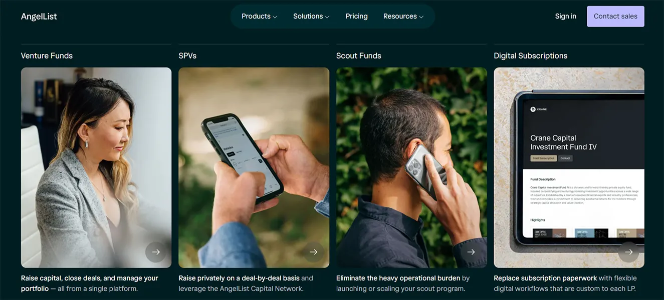 AngelList website