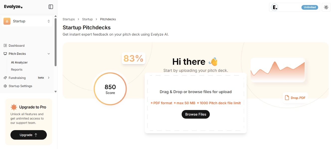Upload Your Pitch Deck