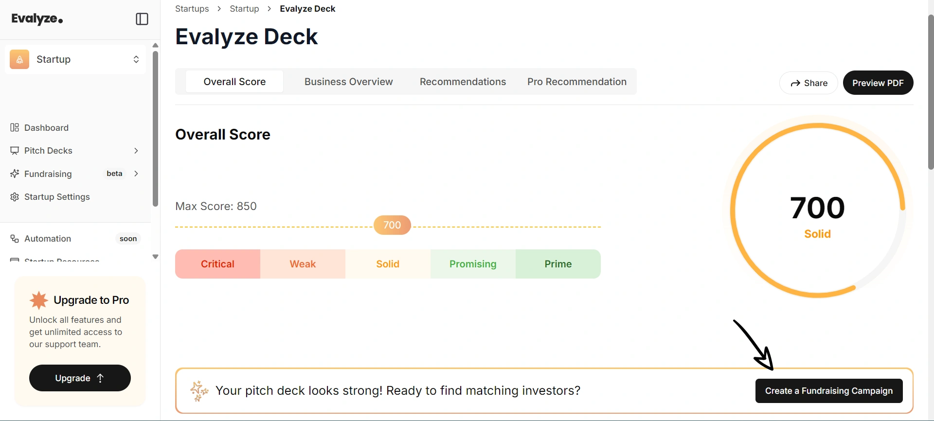 See the Result and Create Your Fundraising Campaign