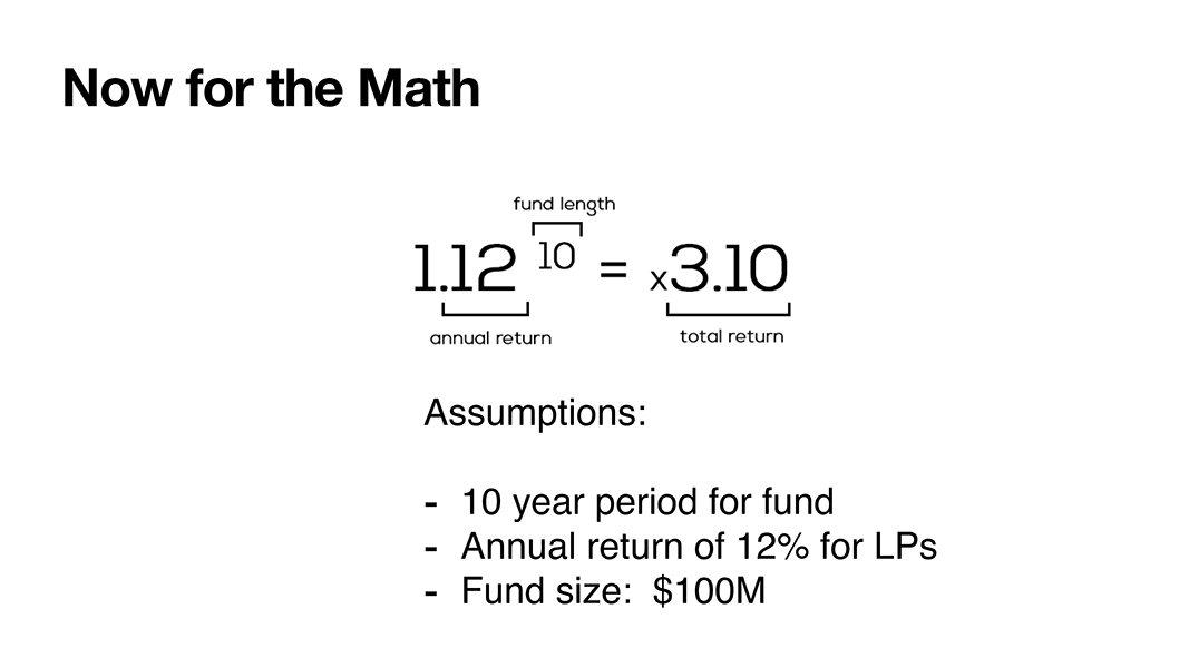 Now for the Math