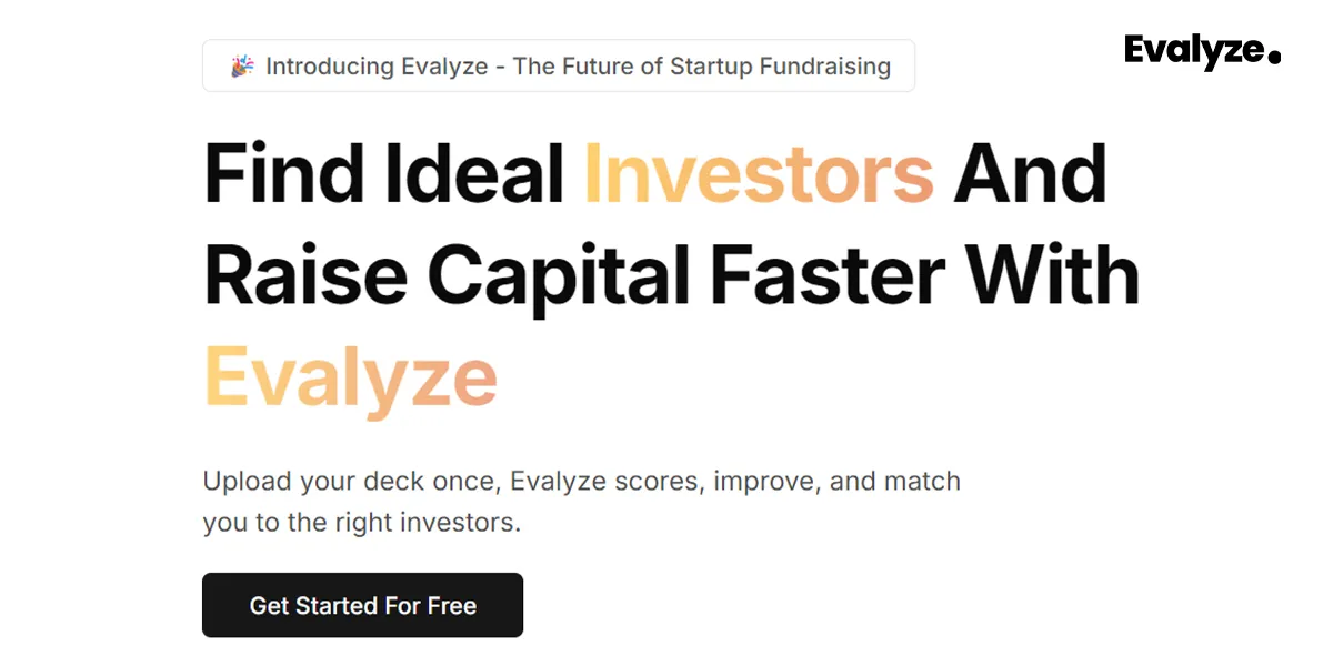 Role of Evalyze.ai in Smarter Fundraising